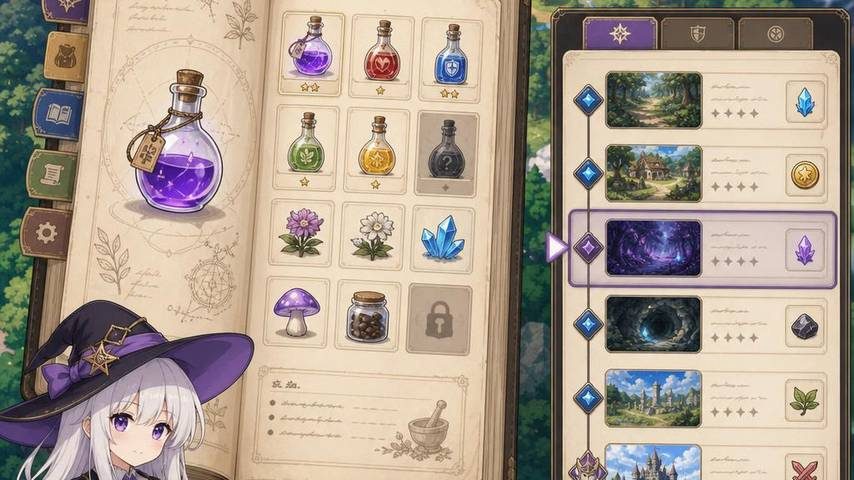 魔女秘药 剧情互动 预览图 7
